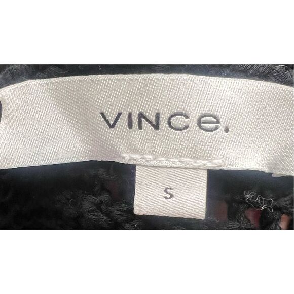 Vince Open Shoulder Organic Cotton Tank in Black NWT Size Small - Picture 6 of 9